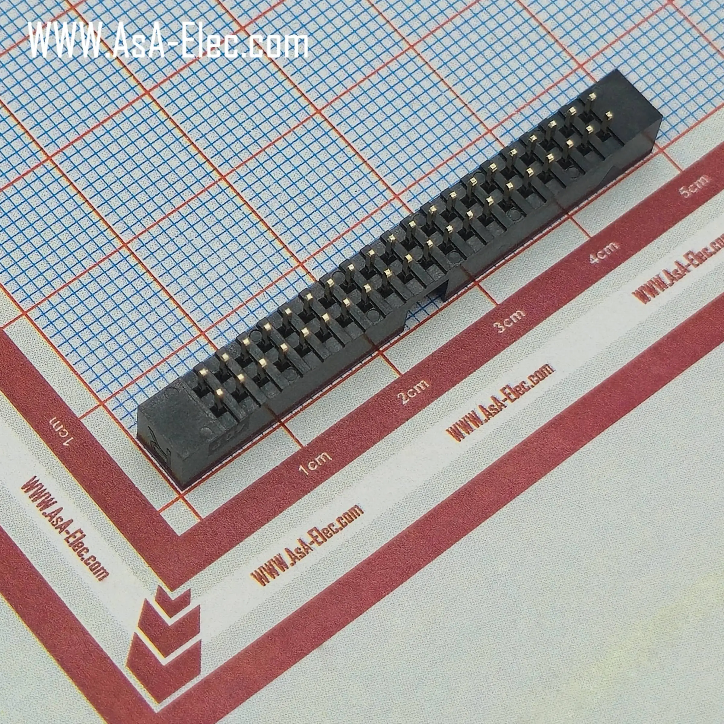 کانکتور باکس هدر 2.00 میلیمتر 40 پین نر صاف BOX